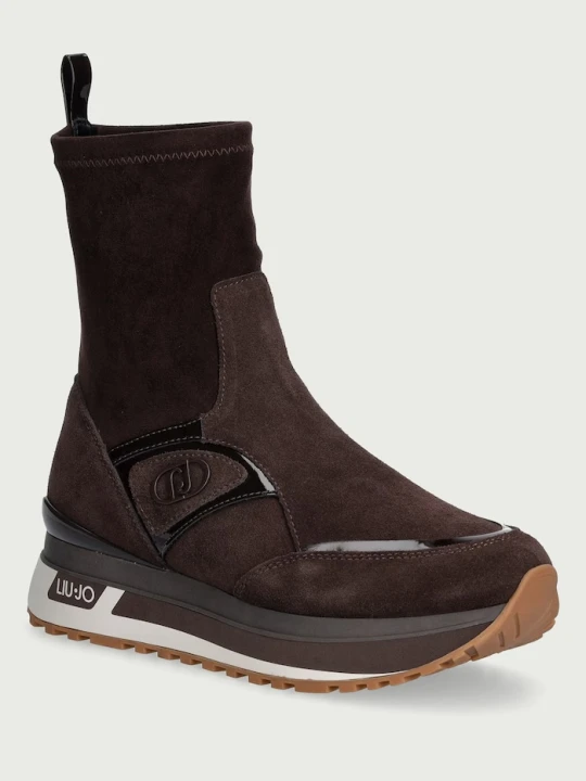 Zdjęcie produktu Liu Jo MAXI WONDER 104 sneakersy damskie zamszowe brązowy