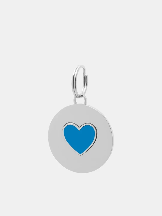 Zdjęcie produktu Liu Jo Tag Pendant With Heart niebieski