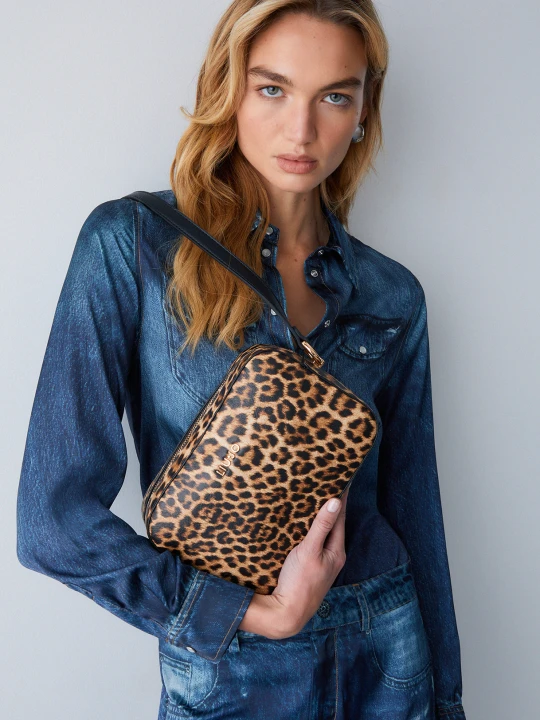 Zdjęcie produktu Liu Jo Medium Animal-print Crossbody Bag