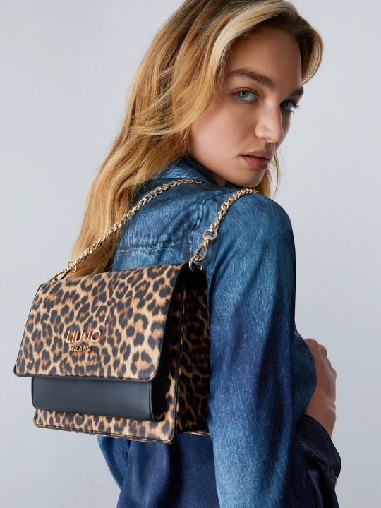 Zdjęcie produktu Liu Jo Medium Animal-print Crossbody Bag