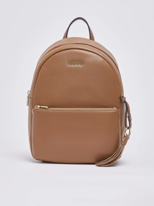 Zdjęcie produktu Liu Jo Medium Backpack With Charm brązowy