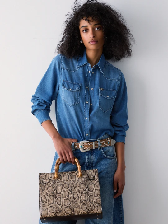 Zdjęcie produktu Liu Jo Medium Bag With Snakeskin Print