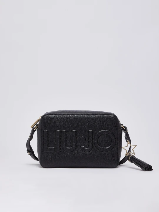 Zdjęcie produktu Liu Jo Medium Crossbody Bag With Charm czarny