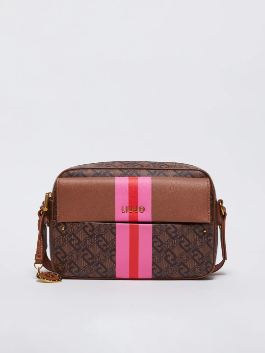 Zdjęcie produktu Liu Jo Medium Crossbody Bag With Charm brązowy