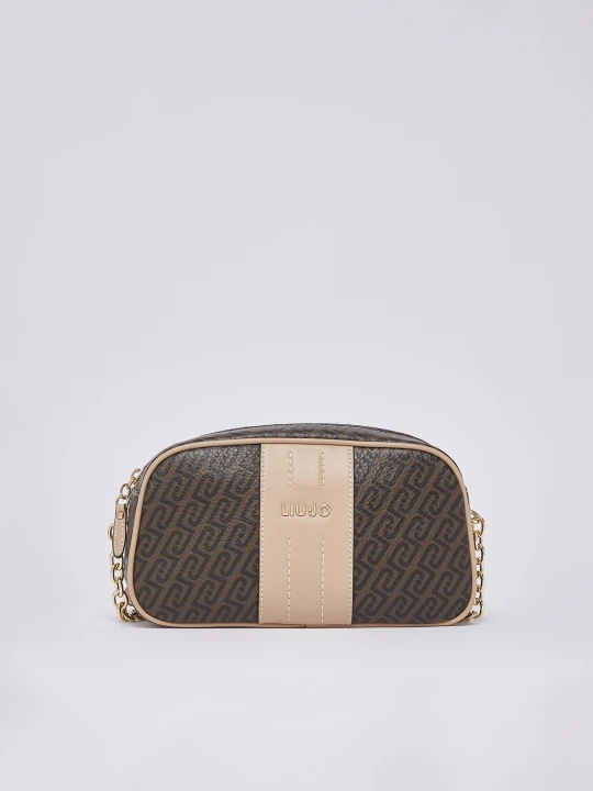 Zdjęcie produktu Liu Jo Medium Crossbody Bag With Monogram Dark Brown