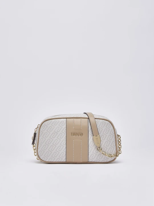 Zdjęcie produktu Liu Jo Medium Crossbody Bag With Monogram beżowy