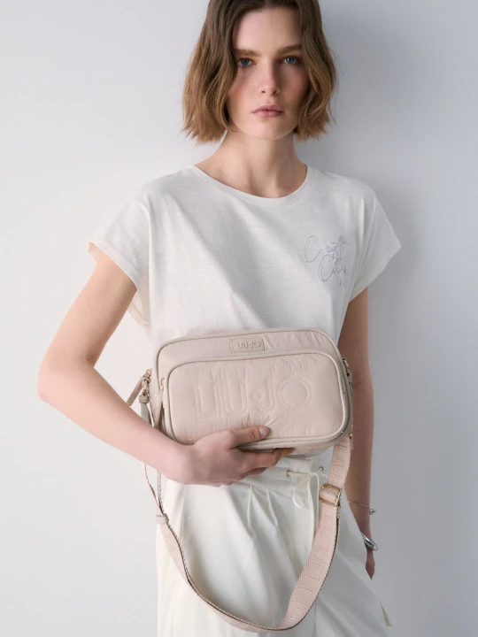 Zdjęcie produktu Liu Jo Medium Crossbody Bag With Pocket beżowy