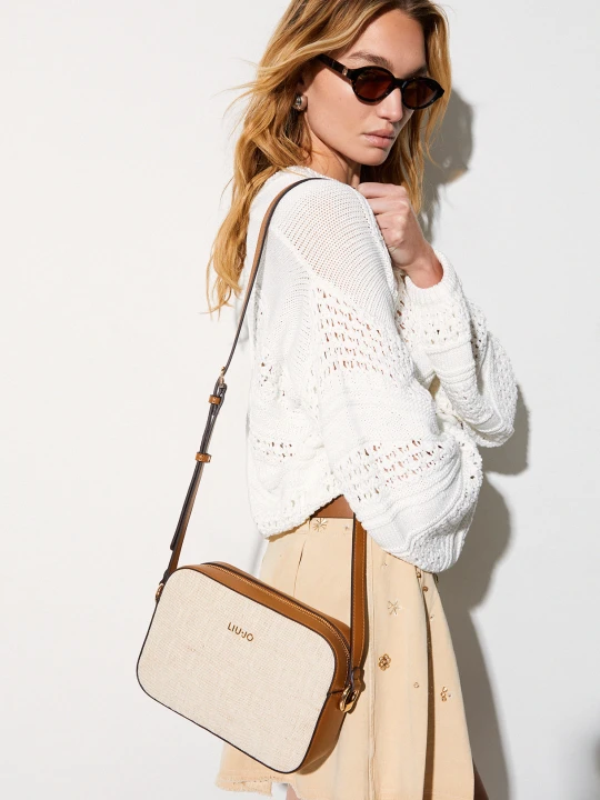 Zdjęcie produktu Liu Jo Medium Jute Crossbody Bag beżowy