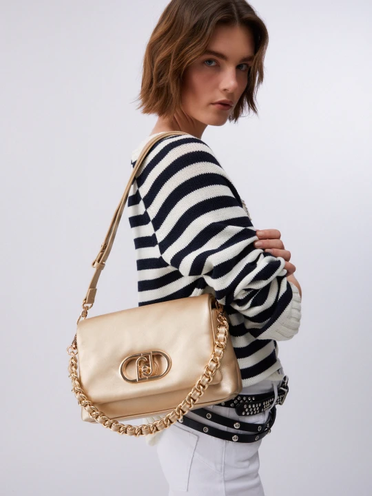 Zdjęcie produktu Liu Jo Medium Lapuffy Bag Light Gold