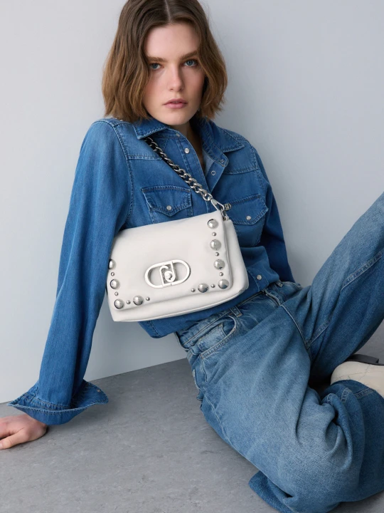 Zdjęcie produktu Liu Jo Medium Lapuffy Bag With Beads Cream