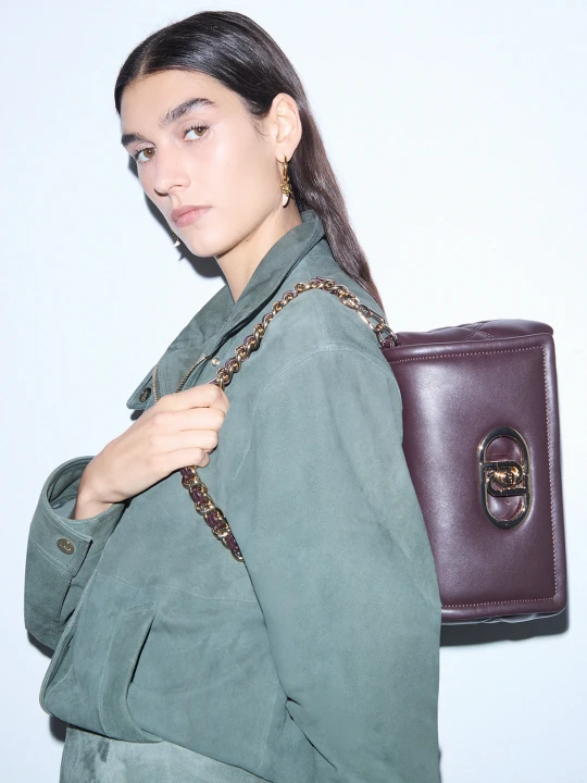 Zdjęcie produktu Liu Jo Medium Lapuffy Bag With Quilted Design Aubergine