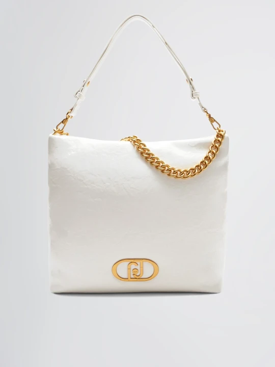 Zdjęcie produktu Liu Jo Medium Lapuffy Hobo Bag biały