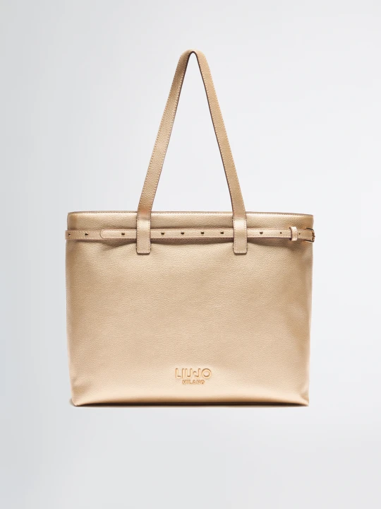 Zdjęcie produktu Liu Jo Medium Liu Jo Better Shopping Bag złoty