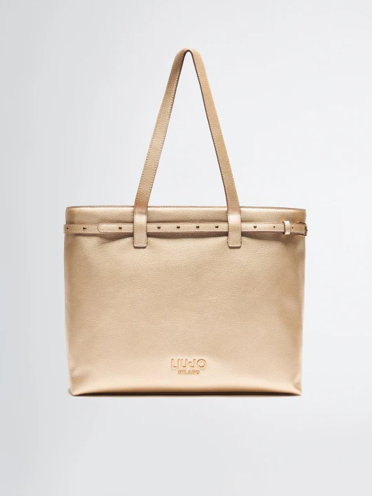 Zdjęcie produktu Liu Jo Medium Liu Jo Better Shopping Bag złoty