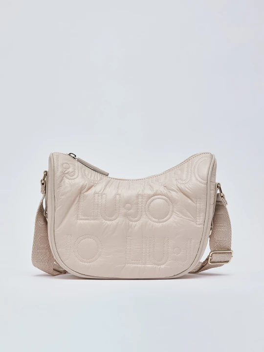 Zdjęcie produktu Liu Jo Medium Matte Nylon Crossbody Bag Almond