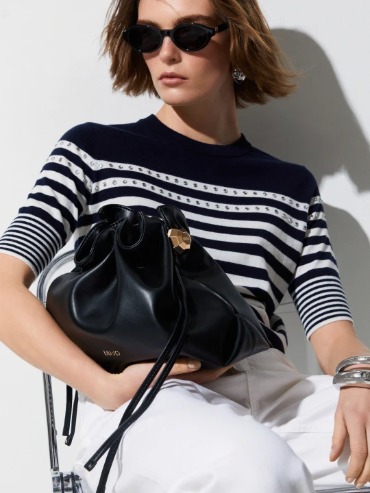 Zdjęcie produktu Liu Jo Medium Riccy Shoulder Bag czarny