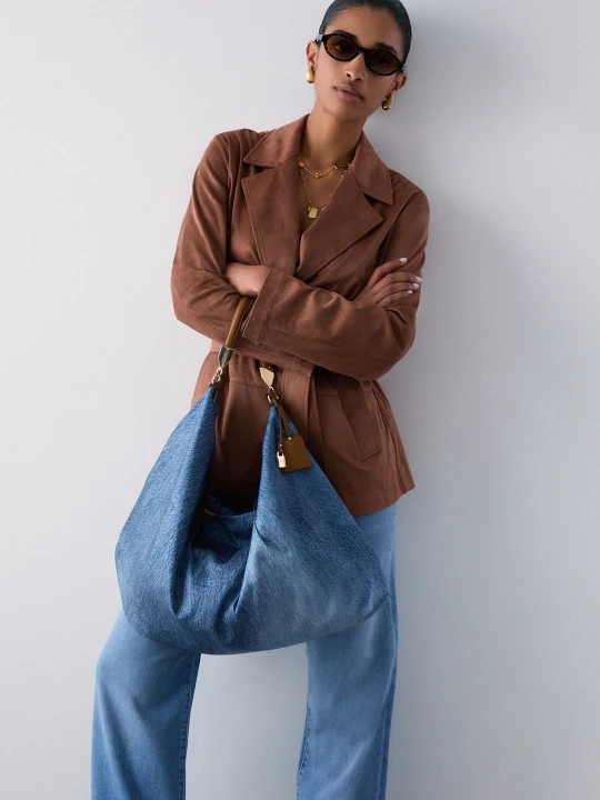 Zdjęcie produktu Liu Jo Medium Scarf Bag Denim Print