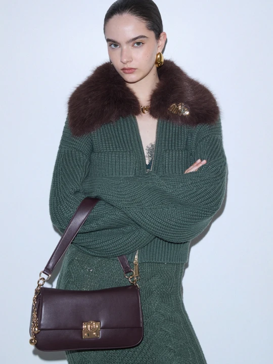 Zdjęcie produktu Liu Jo Medium Shoulder Bag Aubergine