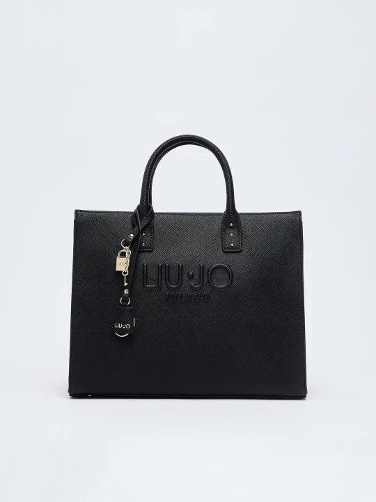 Zdjęcie produktu Liu Jo Medium Tote Bag With Charm czarny