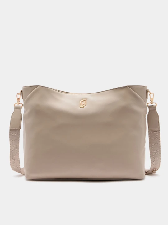 Zdjęcie produktu Liu Jo Medium Tote Bag With Charm beżowy