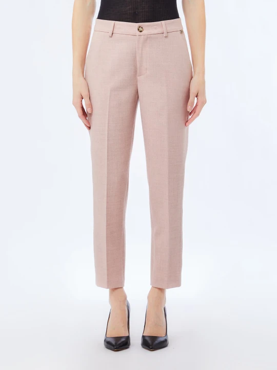 Zdjęcie produktu Liu Jo Melange Fabric Chinos różowy