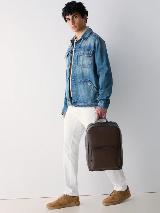 Zdjęcie produktu Liu Jo Men’s Leather Backpack Chocolate