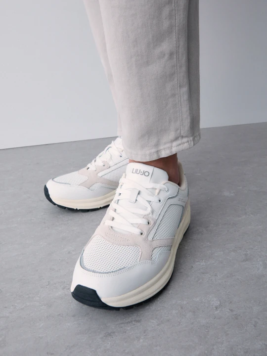 Zdjęcie produktu Liu Jo Men’s Perforated Leather Sneakers