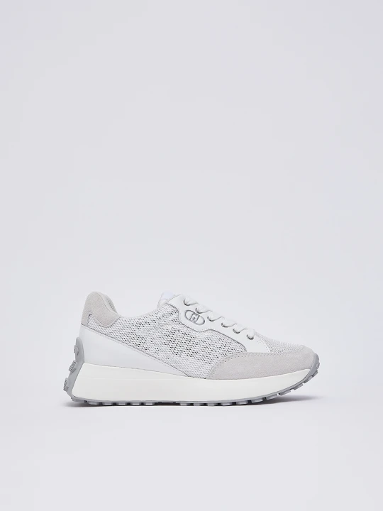 Zdjęcie produktu Liu Jo Mesh And Sequined Sneakers biały
