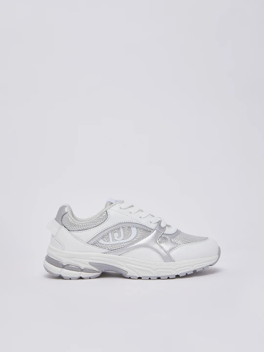 Zdjęcie produktu Liu Jo Metallic Mesh Sneakers biały
