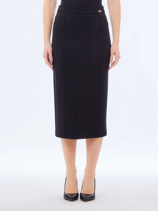 Zdjęcie produktu Liu Jo Midi Skirt With Slit czarny