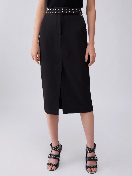 Zdjęcie produktu Liu Jo Midi Skirt With Studs czarny