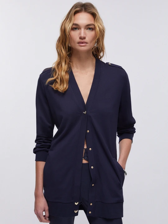Zdjęcie produktu Liu Jo Milanese Stitch Cardigan Dark Blue