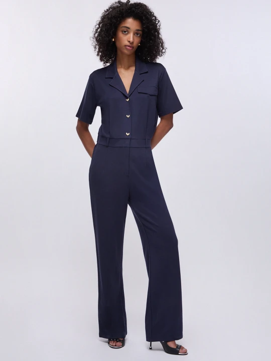 Zdjęcie produktu Liu Jo Milanese Stitch Jumpsuit Dark Blue