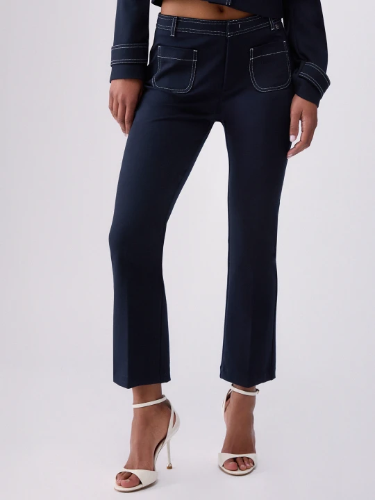 Zdjęcie produktu Liu Jo Milano Stitch Trousers Dark Blue