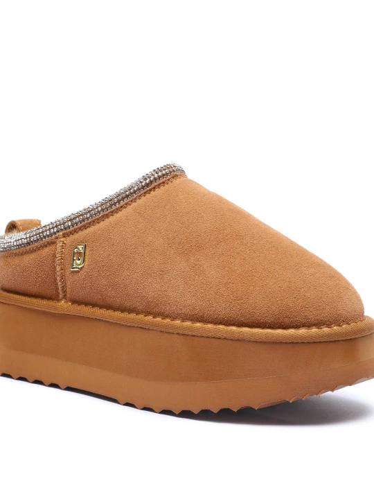 Zdjęcie produktu Liu Jo Mule JANE 02 | zamsz camel