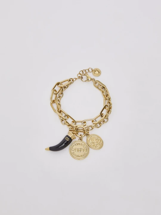 Zdjęcie produktu Liu Jo Bracelet Multi-chain With Charms czarny