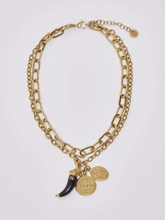 Zdjęcie produktu Liu Jo Multistrand Necklace With Charms czarny