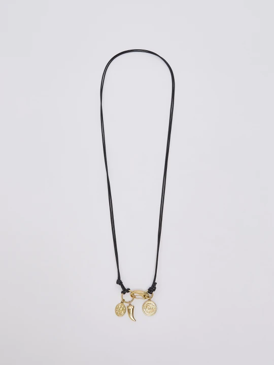 Zdjęcie produktu Liu Jo Necklace Long With Charms A Horn czarny