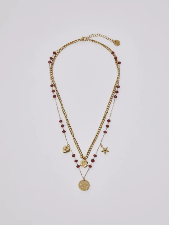 Zdjęcie produktu Liu Jo Necklace With Charm czerwony