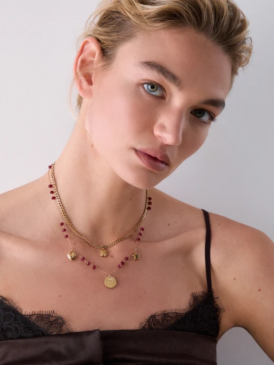 Zdjęcie produktu Liu Jo Necklace With Charm czerwony