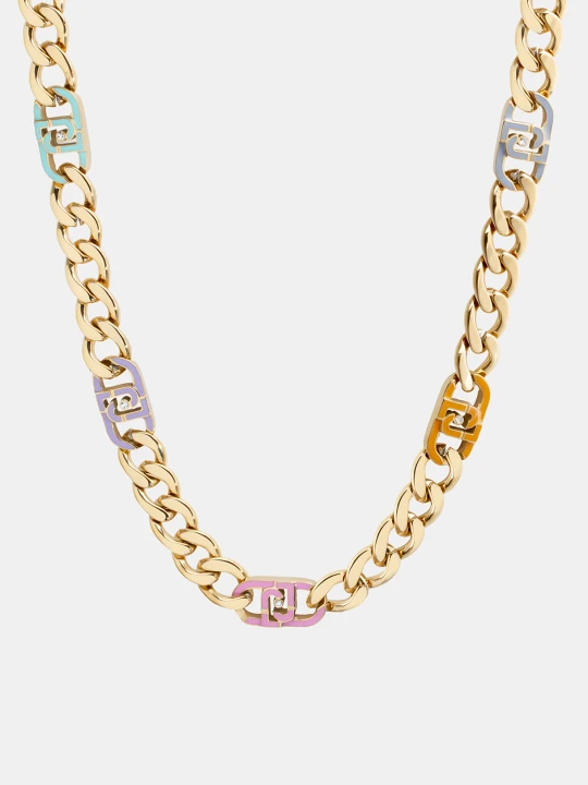 Zdjęcie produktu Liu Jo Necklace With Enamelled Monograms