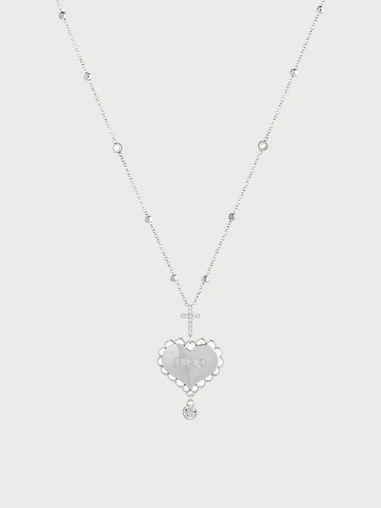 Zdjęcie produktu Liu Jo Necklace With Heart And Cross Steel