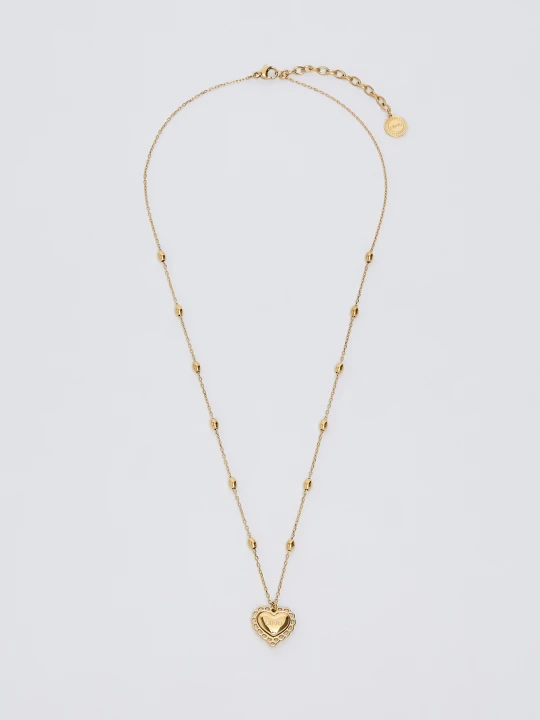 Zdjęcie produktu Liu Jo Necklace With Heart And Cross złoty
