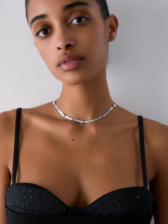 Zdjęcie produktu Liu Jo Necklace With Small Hearts srebrny