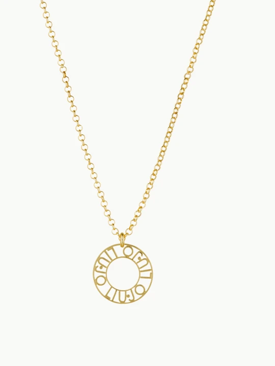 Zdjęcie produktu Liu Jo Necklace With Maxi Logo Charm Steel