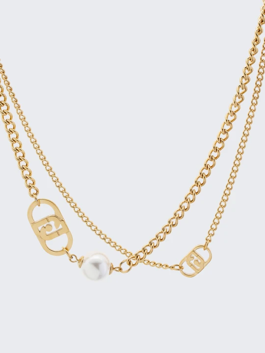 Zdjęcie produktu Liu Jo Necklace With Pearl Detailing złoty