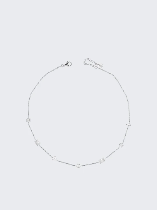 Zdjęcie produktu Liu Jo Necklace With Rhinestones srebrny