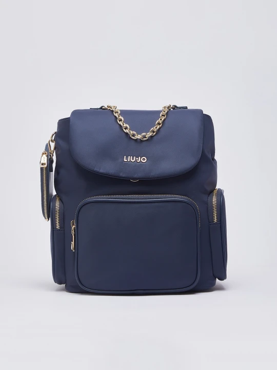 Zdjęcie produktu Liu Jo Nylon Backpack With Coin Purse niebieski