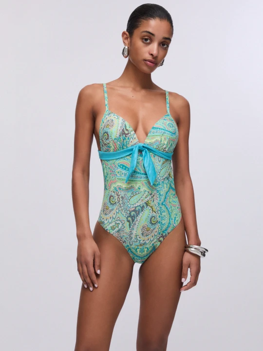 Zdjęcie produktu Liu Jo Printed One-piece Swimsuit Aqua