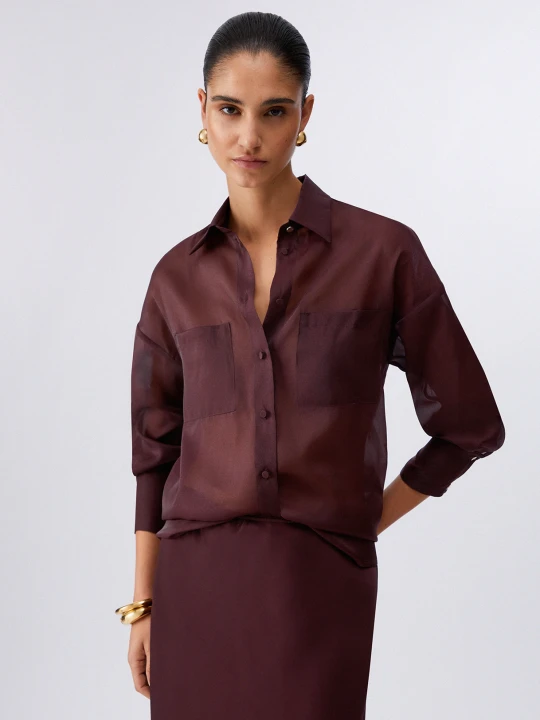 Zdjęcie produktu Liu Jo Organza Shirt brązowy